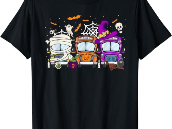 School bus funny halloween thanksgiving christmas bus driver t-shirt