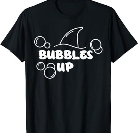 Shark bubbles up t-shirt