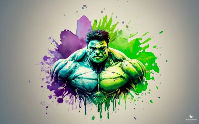 Sidharth t-shirt design, Hulk. watercolor splash, with text “Sidharth” PNG File