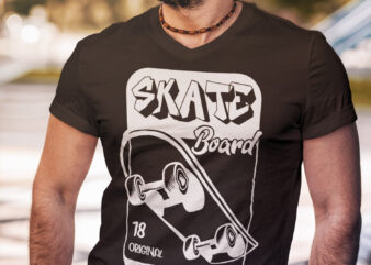 SkateBoard Lover t shirt design ready to print