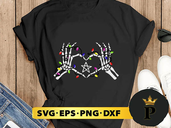 Skeleton hands spooky christmas svg, merry christmas svg, xmas svg png dxf eps t shirt template vector