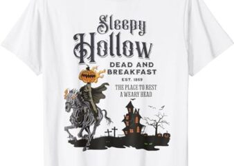 Sleepy Hollow Retro Vintage Headless Horseman Halloween T-Shirt PNG File