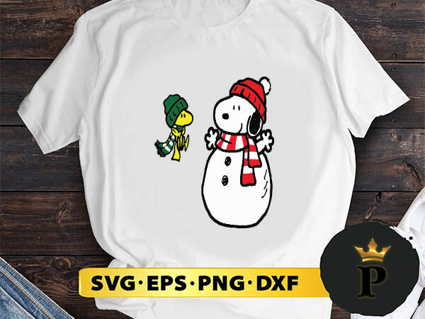 Snoopy snowman christmas svg, merry christmas svg, xmas svg png dxf eps t shirt template vector