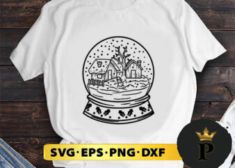 Snowball SVG, Merry Christmas SVG, Xmas SVG PNG DXF EPS t shirt template vector