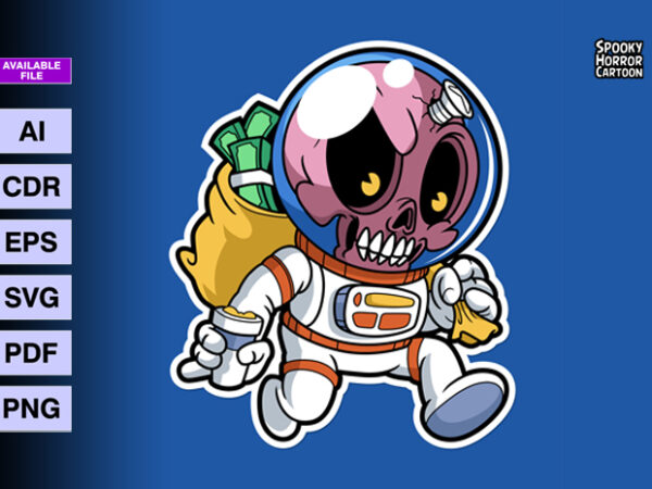 Space raiders t shirt template vector