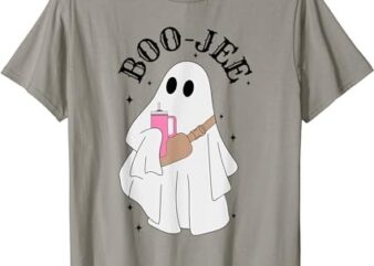 Spooky Season Cute Ghost Halloween Costume Boujee Boo Jee T-Shirt