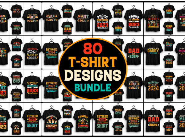 T-shirt design 2023-2024 bundle