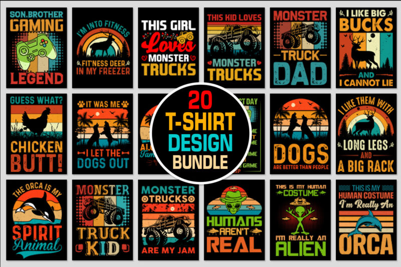 T-Shirt Design Bundle 7