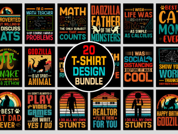 T-shirt design mega bundle 8