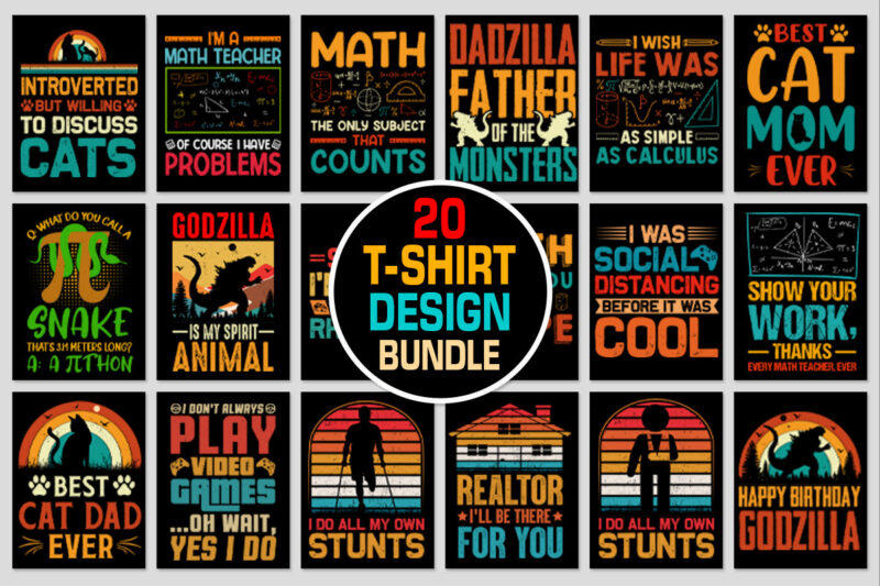 T-Shirt Design Mega Bundle 8