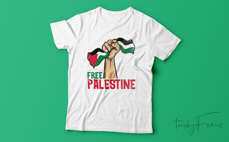 Save Palestine| T-shirt design for sale