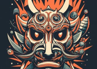 T-shirt design, Mask of the fierce deity from The Legend of Zelda PNG File