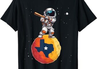 Texas 1965 Houston City Space Dabbing Astronaut T-Shirt