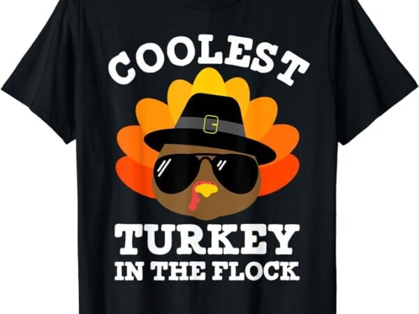 Thanksgiving shirts for men boys toddler kids coolest turkey t-shirt