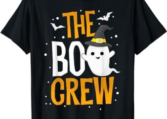 The Boo Crew Halloween Ghost Trick Treat Outfit Squad Team T-Shirt PNG File