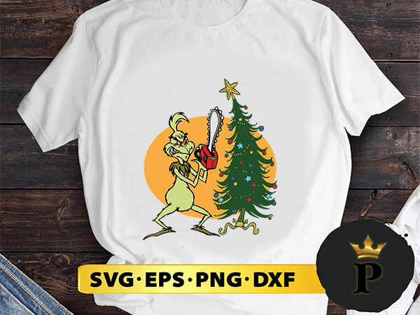 The grinch christmas tree svg, merry christmas svg, xmas svg png dxf eps t shirt designs for sale