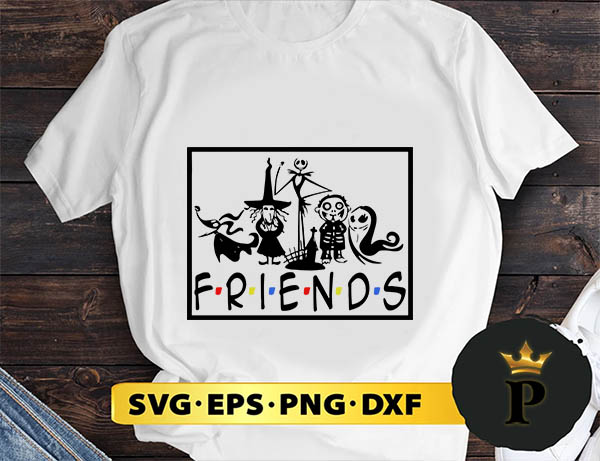The Nightmare Before Christmas Friends SVG, Merry Christmas SVG, Xmas SVG PNG DXF EPS