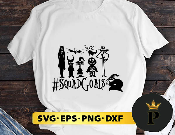 The Nightmare Before Christmas Squasd Goals SVG, Merry Christmas SVG, Xmas SVG PNG DXF EPS