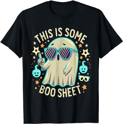 This Is Some Boo Sheet Ghost Halloween Costume Men Women T-Shirt 1