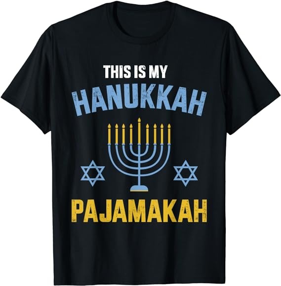 This is my hanukkah pajamakah for jewish christmas pajama T-Shirt PNG File