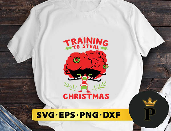 Training To Steal Christmas SVG, Merry Christmas SVG, Xmas SVG PNG DXF EPS