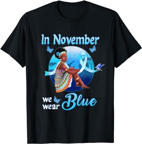 Type 1 Diabetes Awareness Shirt In November We Wear Blue T-Shirt