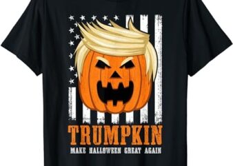 USA Trumpkin Make Halloween Great Again Funny T-Shirt PNG File