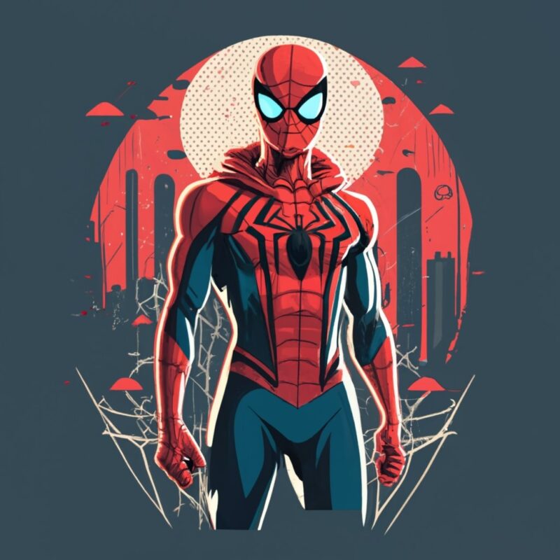 Unique spiderman Tshirt design for dropshipping text Saying 