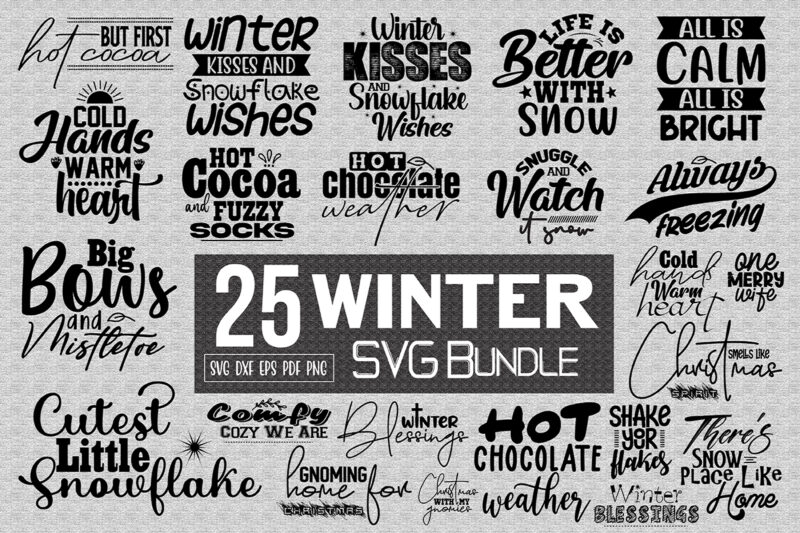 Winter SVG Bundle