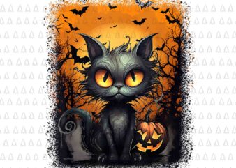 Halloween Cats Png, Funny Cat Halloween Png, Black Cat Png, Halloween Png,