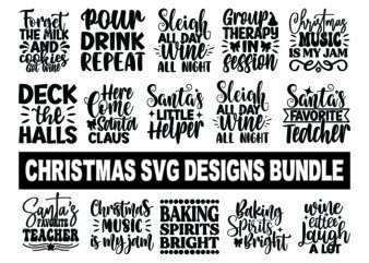 Christmas svg Designs Bundle