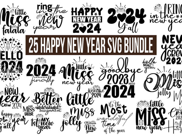 Happy new year 2024 graphic t shirt
