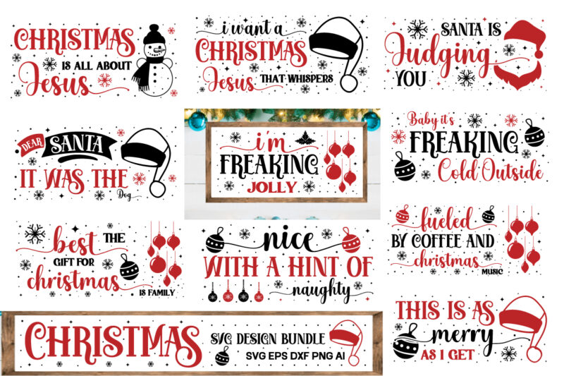 Christmas Sign Svg Bundle ,Christmas SVG Bundle Volume 3, Winter svg, Santa SVG, Holiday, Merry Christmas, Christmas Bundle, Funny Christmas Shirt, Cut File Cricut,CHRISTMAS MEGA BUNDLE, 260+ Designs, Heather Roberts