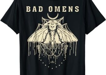 Vintage Moth Bad Omens Funny T-Shirt png file