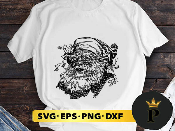 Vintage santa claus hand draw svg, merry christmas svg, xmas svg png dxf eps t shirt vector art