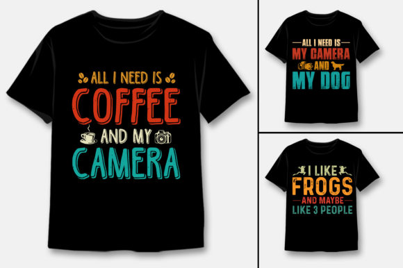 Typography T-Shirt Design Bundle