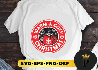 Warn Cozy Christmas Coffee SVG, Merry Christmas SVG, Xmas SVG PNG DXF EPS
