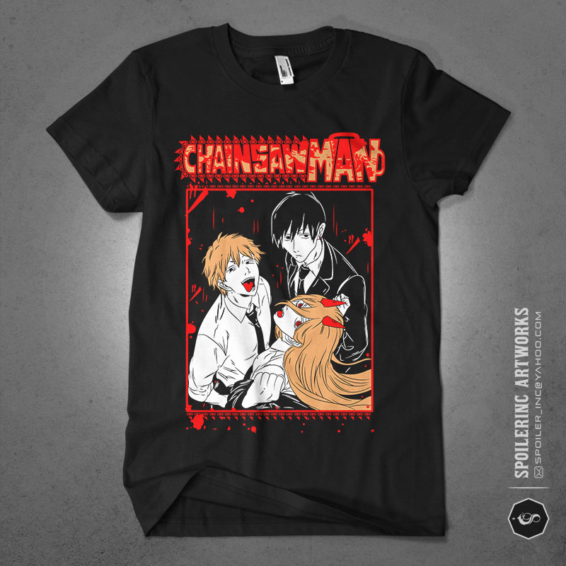 populer anime lover tshirt design bundle illustration part 16