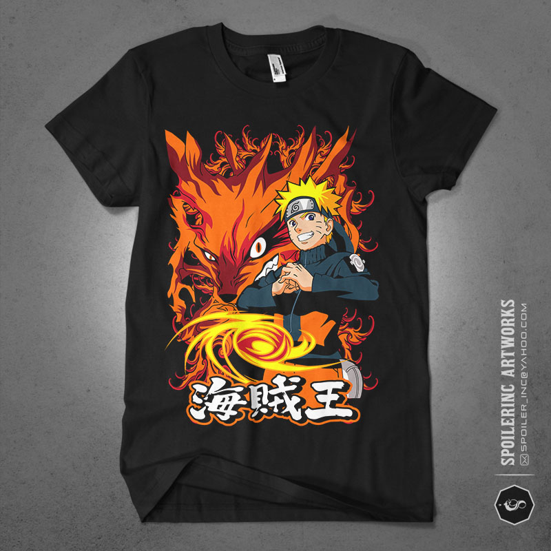 populer anime lover tshirt design bundle illustration part 16