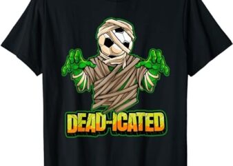 Zombie Soccer Player Scary Soccer Halloween T-Shirt PNG File