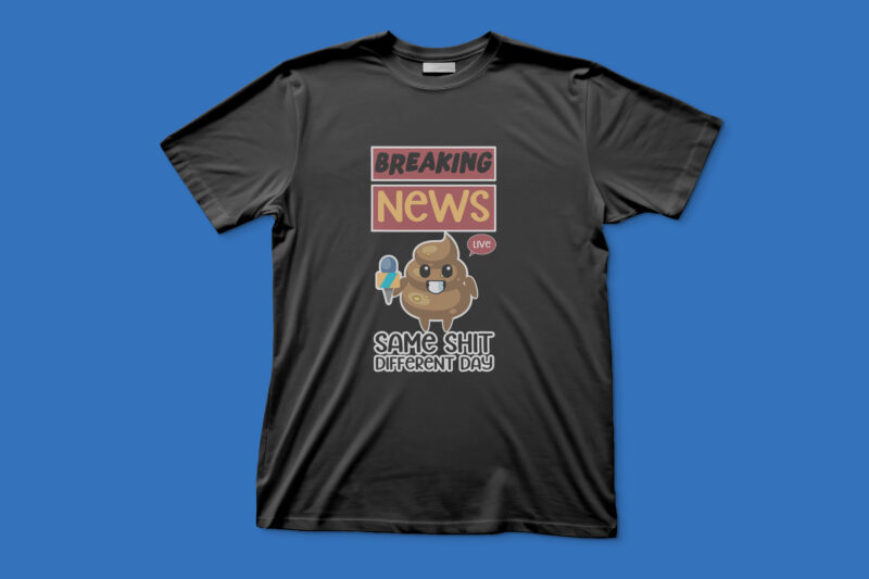 Breaking News| T-shirt design for sale