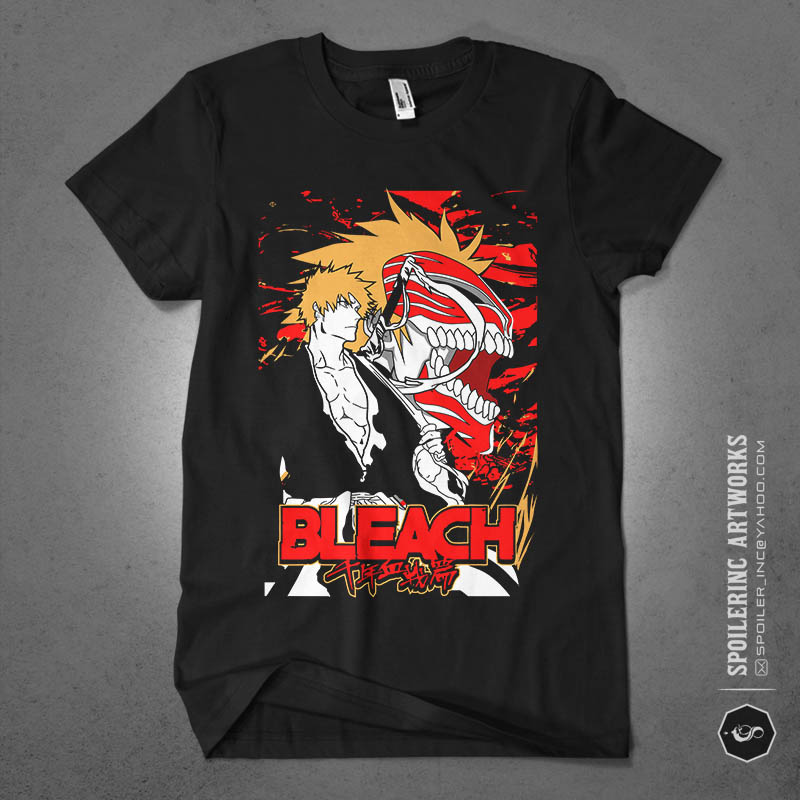 populer anime lover tshirt design bundle illustration part 14