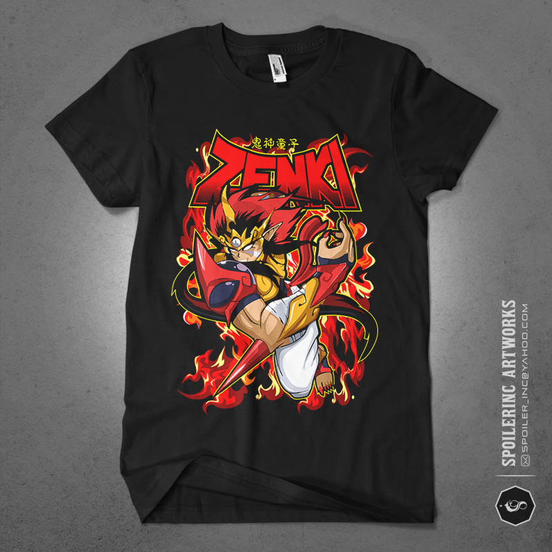populer anime lover tshirt design bundle illustration part 14