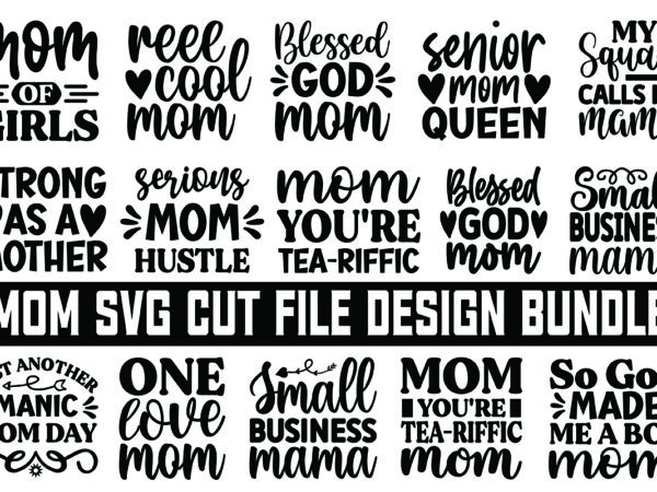 Mom svg designs bundle