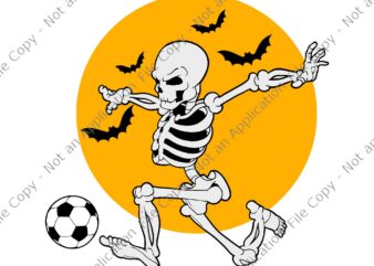 Soccer Skeleton Halloween Svg, Skeleton Soccer Svg, Skeleton Player Soccer Svg, Halloween Svg, Skeleton Svg t shirt template vector