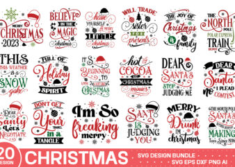 Christmas Farmhouse Svg Bundle ,Christmas SVG Bundle Volume 3, Winter svg, Santa SVG, Holiday, Merry Christmas, Christmas Bundle, Funny Chri