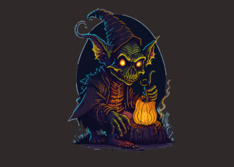 Spooky Ghoul Halloween Monster