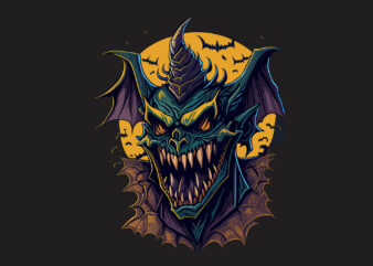 Spooky Ghouls Pumpkin Tshirt Design