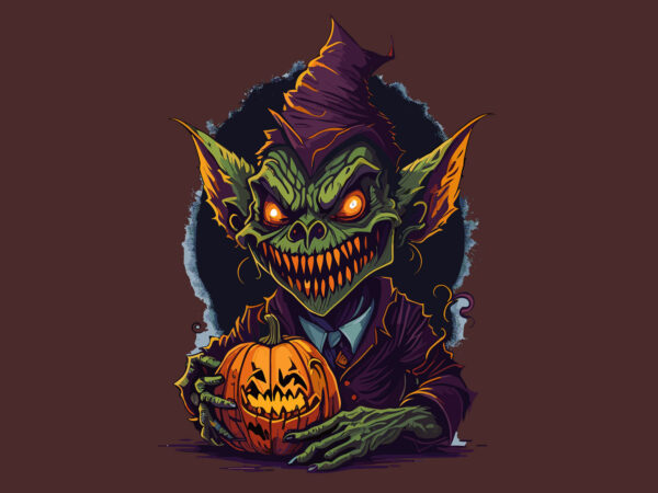 Monster halloween tshirt design