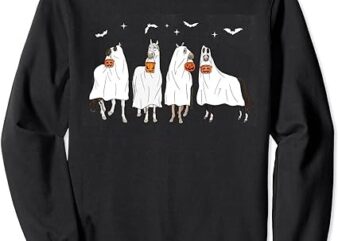halloween Horse ghost Sweatshirt